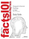 Studyguide for Abnormal Psychology by Halgin, ISBN 9780073347080