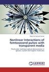 Nonlinear Interactions of femtosecond pulses with transparent media