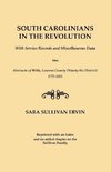 South Carolinians in the Revolution. with Service Records and Miscellaneous Data. Also, Abstracts of Wills, Laurens County (Ninety-Six District), 1775