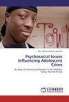 Psychosocial Issues Influencing Adolescent Crime