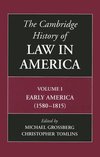 The Cambridge History of Law in America, Volume I