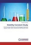 Stability Constant Study