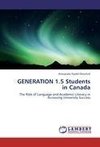 GENERATION 1.5 Students in Canada