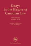 Essays in the History of Canadian Law, Volume III