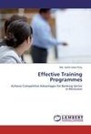 Effective Training Programmes