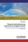 Textual meta-discourse resources in English novels