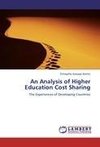 An Analysis of Higher Education Cost Sharing