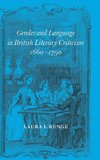 Gender and Language in British Literary Criticism,             1660-1790