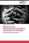 Efectos de las intervenciones del FMI  en la pobreza en Colombia