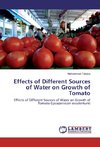 Effects of Different Sources of Water on Growth of Tomato