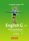 English G 21. Erweiterte Ausgabe D 6. Klassenarbeitstrainer mit Lösungen und Audios online