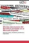 Efectos del anuncio del Beneficio Contable en el Mercado Español