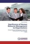 Significance of Human         Resource Management  to Organizations