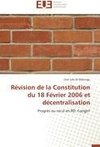 Révision de la Constitution du 18 Février 2006 et décentralisation