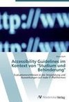 Accessibility Guidelines im Kontext von 