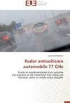 Radar anticollision automobile 77 GHz