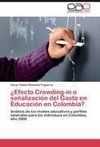 ¿Efecto Crowding-in o señalización del Gasto en Educación en Colombia?