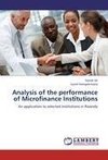 Analysis of the performance of Microfinance Institutions