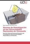 Normas de Homologación en las Universidades Nacionales de Venezuela
