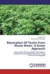 Biosorption Of Toxins From Waste Water- A Green Approach