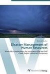 Disaster Management of Human Resources