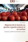 Réponse de la tomate au goutte à goutte enterré et en surface