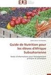 Guide de Nutrition pour les élèves d'Afrique Subsaharienne