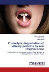 Proteolytic degradation of salivary proteins by oral streptococcus