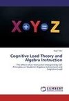 Cognitive Load Theory and Algebra Instruction