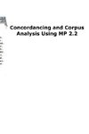 Concordancing and Corpus Analysis Using Mp2.2