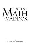 Teaching Math to Maddox