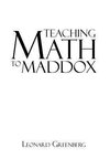 Teaching Math to Maddox