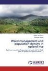 Weed management and population density in upland rice