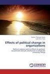 Effects of political change in organizations