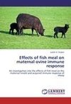 Effects of fish meal on maternal ovine immune response