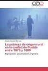 La pobreza de origen rural en la ciudad de Puebla entre 1878 y 1889