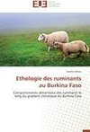 Ethologie des ruminants au Burkina Faso