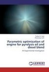 Parametric optimization of engine for pyrolysis oil  and diesel blend