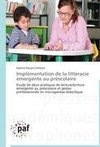 Implémentation de la littéracie émergente au préscolaire