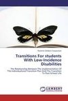 Transitions For students With Low-Incidence Disabilities