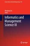 Informatics and Management Science III