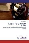 A Voice For Victims Of Crime