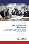 Role of Corporate Governance