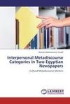 Interpersonal Metadiscourse Categories in Two Egyptian Newspapers