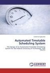 Automated Timetable Scheduling System