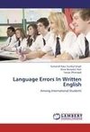 Language Errors In Written English