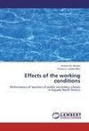 Effects of the working conditions