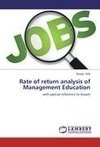 Rate of return analysis of Management Education