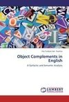 Object Complements in English