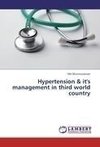 Hypertension & it's management in third world country